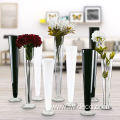 Glass Vases Tall Black Glass Trumpet Centerpiece Vase